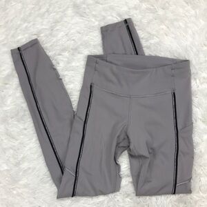 Lululemon Speed Up Tight Metallic 28" Dark Chrome
